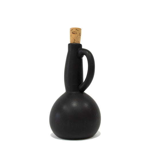 stoneware bottle - black
