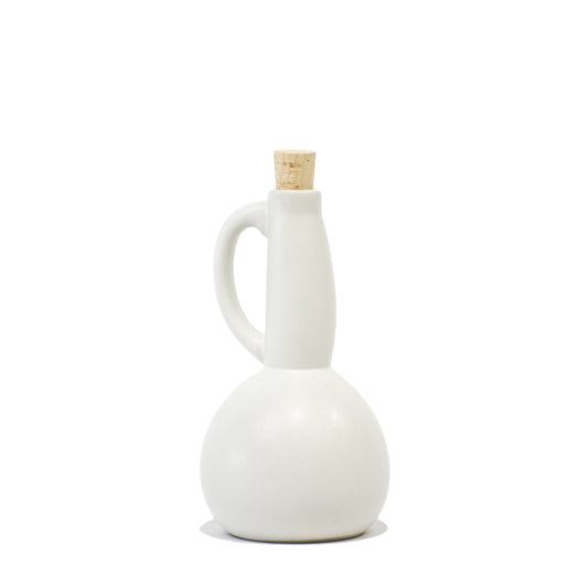stoneware bottle - white